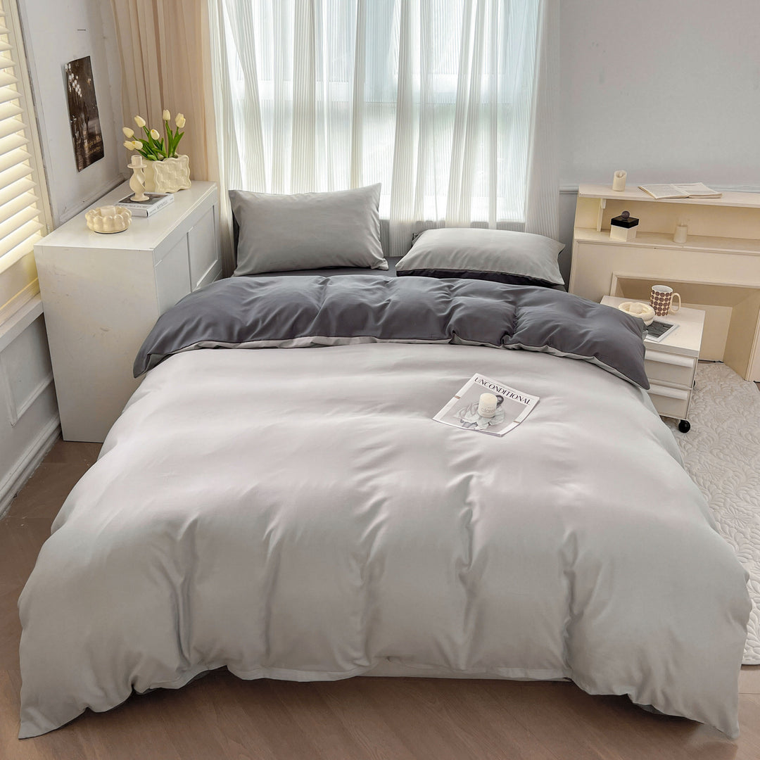 Lightweight Breathable Cotton Duvet Cover Set
