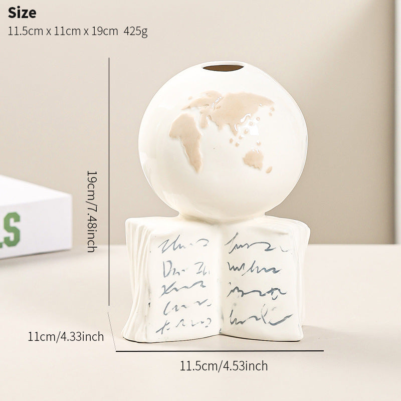 Elegant Ceramic Globe Bank