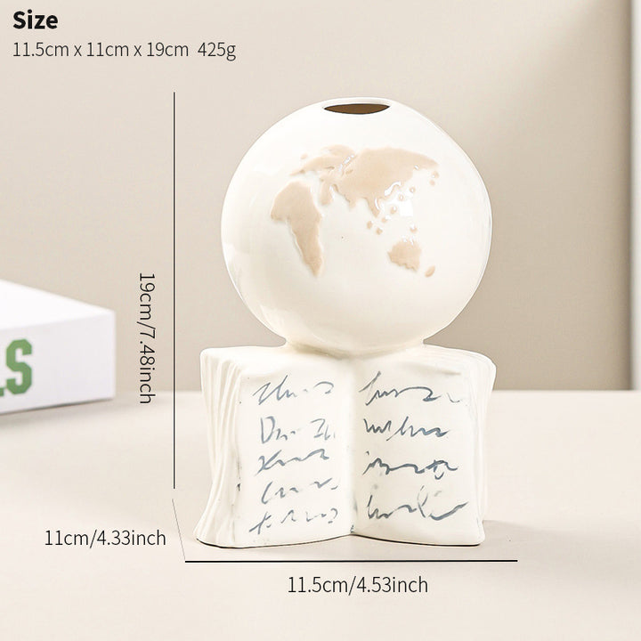 Elegant Ceramic Globe Bank