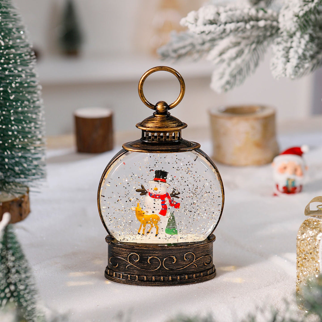 Snow Globe Lamp