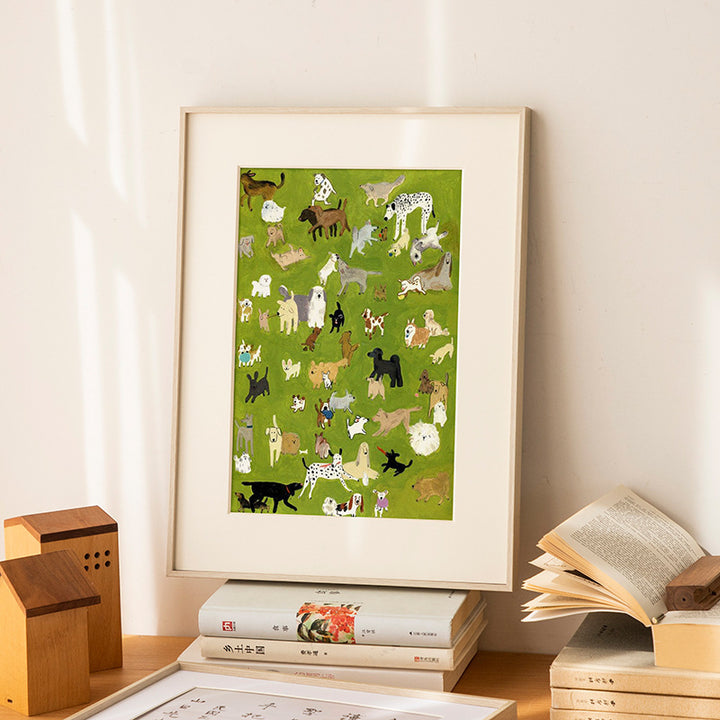 Vintage Illustration Framed Art