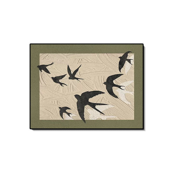 Framed Birds Wall Art