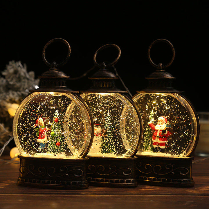 Snow Globe Lamp