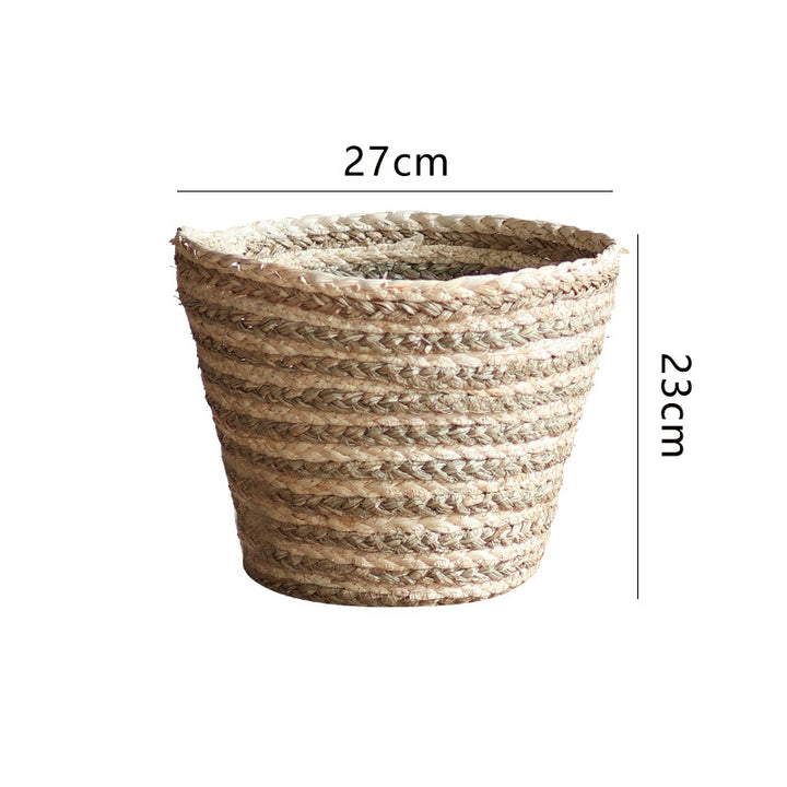 Natural decoration basket