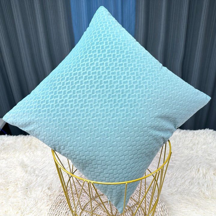 Textured Honeycomb Decorative Pillow