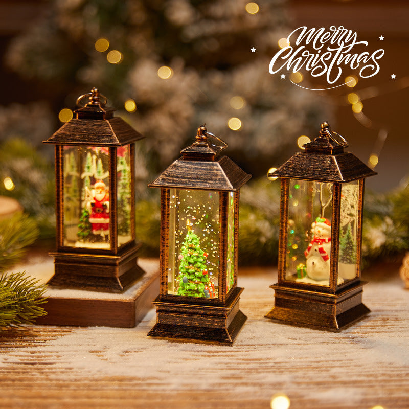 Decorative LED Christmas Lantern