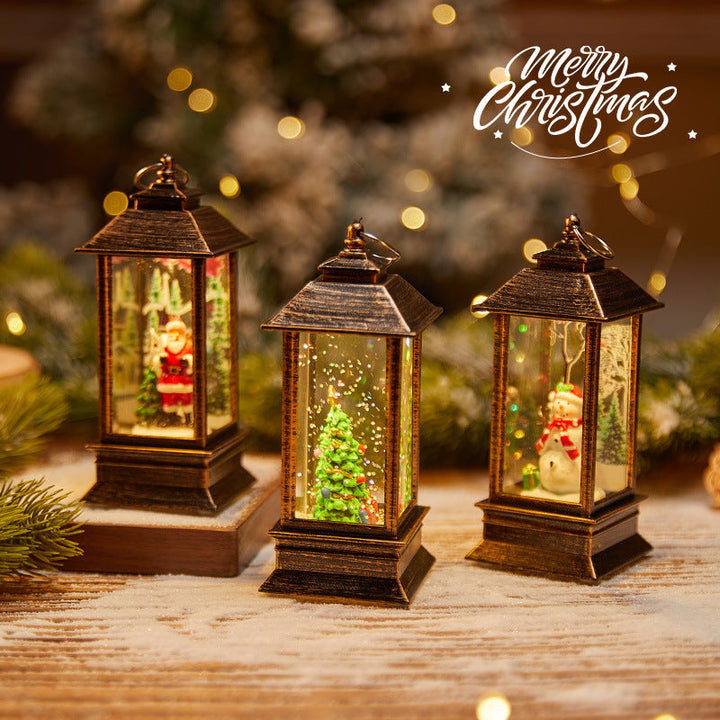 Decorative LED Christmas Lantern