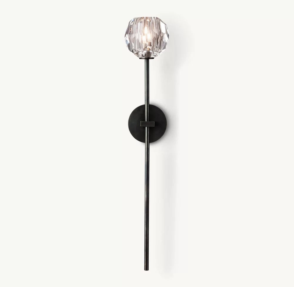 Elegant Crystal Wall Light