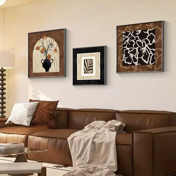 Framed Bird Silhouettes Wall Art