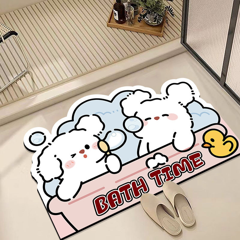 Cute Cartoon Animal Bath Mat