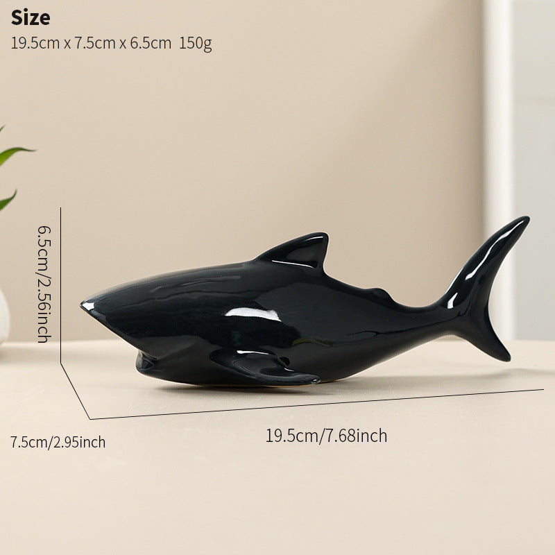Decorative whale figure