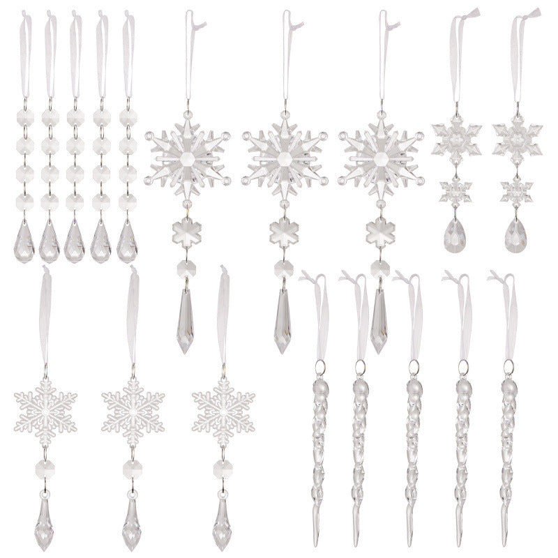 Glittering Snowflake Decoration