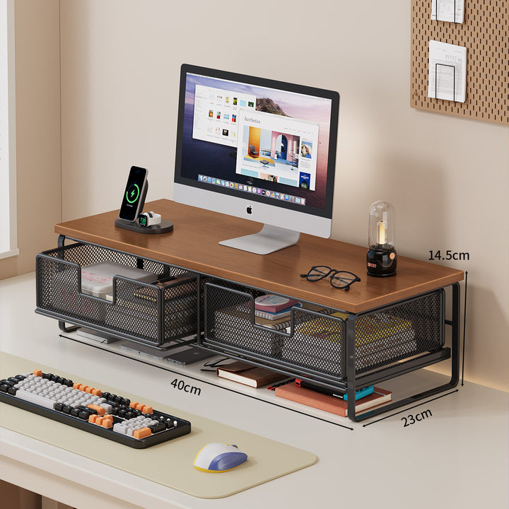 Multi-Functional Wire Mesh Desktop Organizer