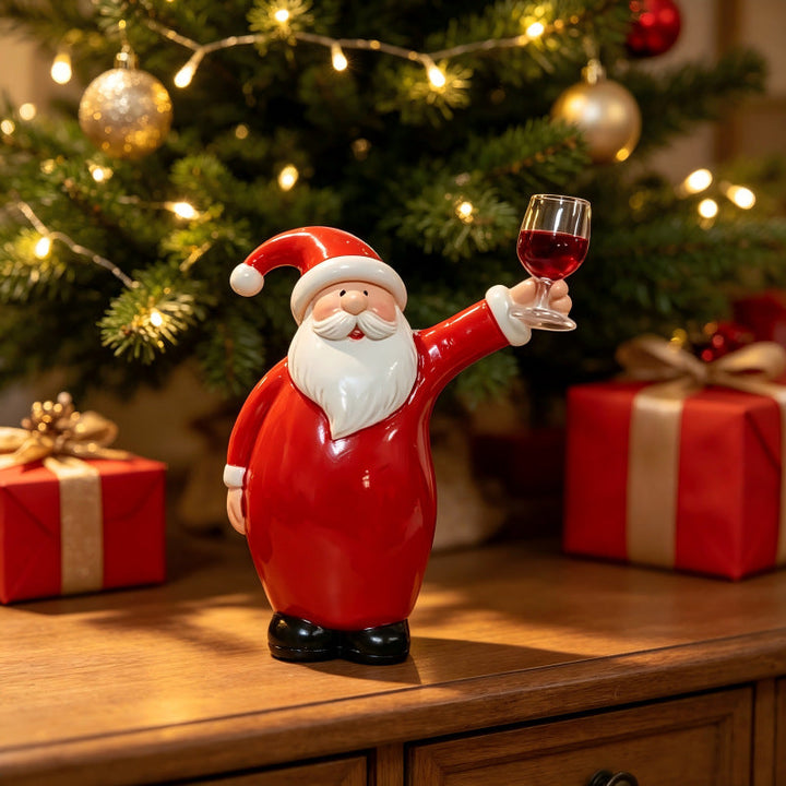 Funny Santa Claus figure with beer mug