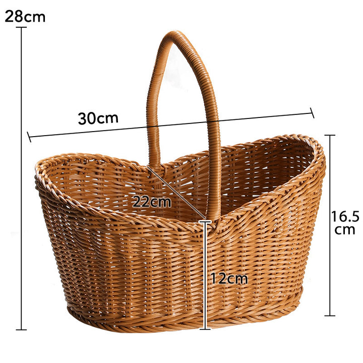 Handcrafted Willow Picnic Basket
