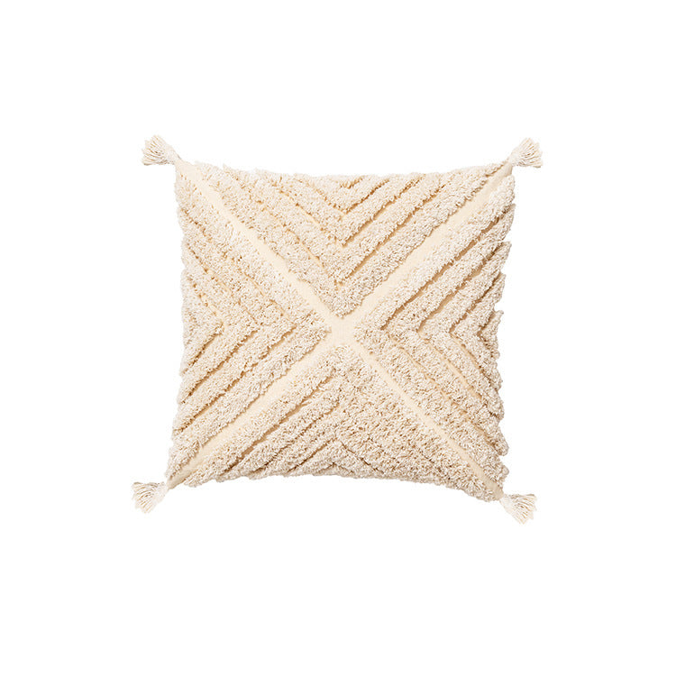 Textured Designer Throw Pillow