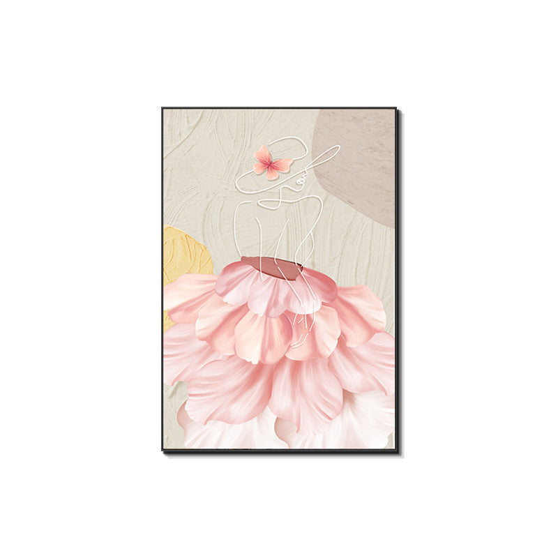 Floral Abstract Line Art Print