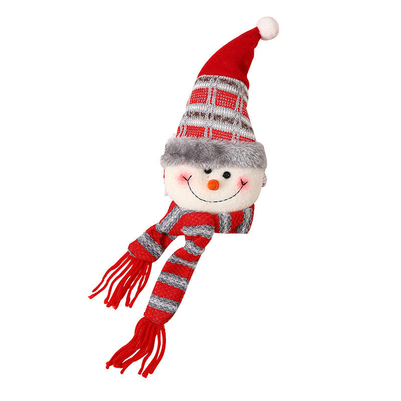 Decorative curtain holder with Christmas moose motif