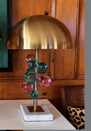 Luxurious Modern Glass Blown Accent Lamp