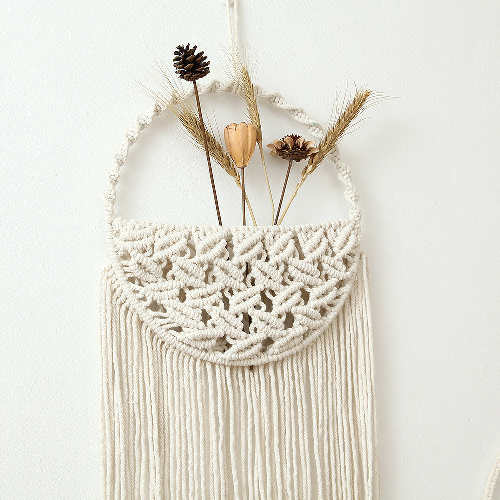Macramé Wall Hanging Decor with Fringe Details
