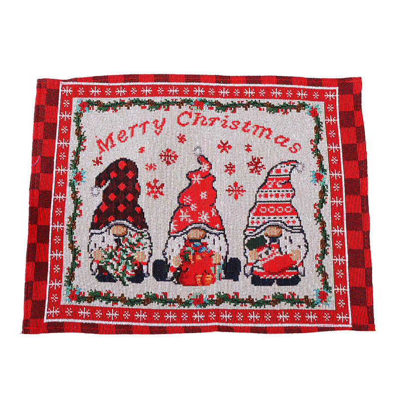 Festive tablecloth with Christmas pattern