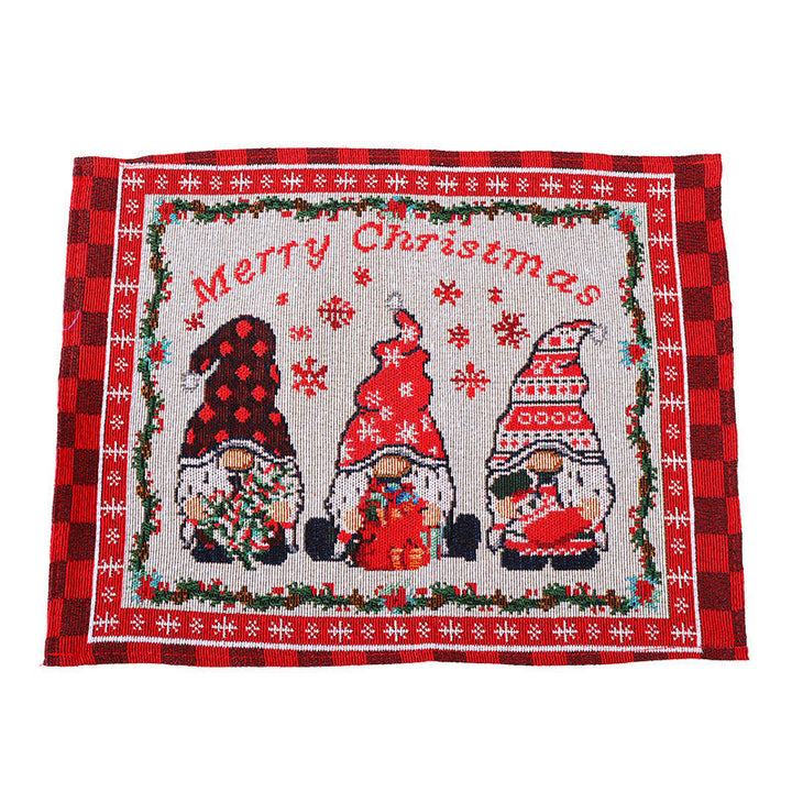 Festive tablecloth with Christmas pattern