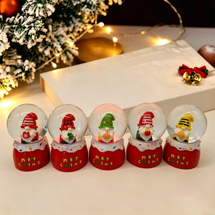 Magical Christmas Snow Globe Figures