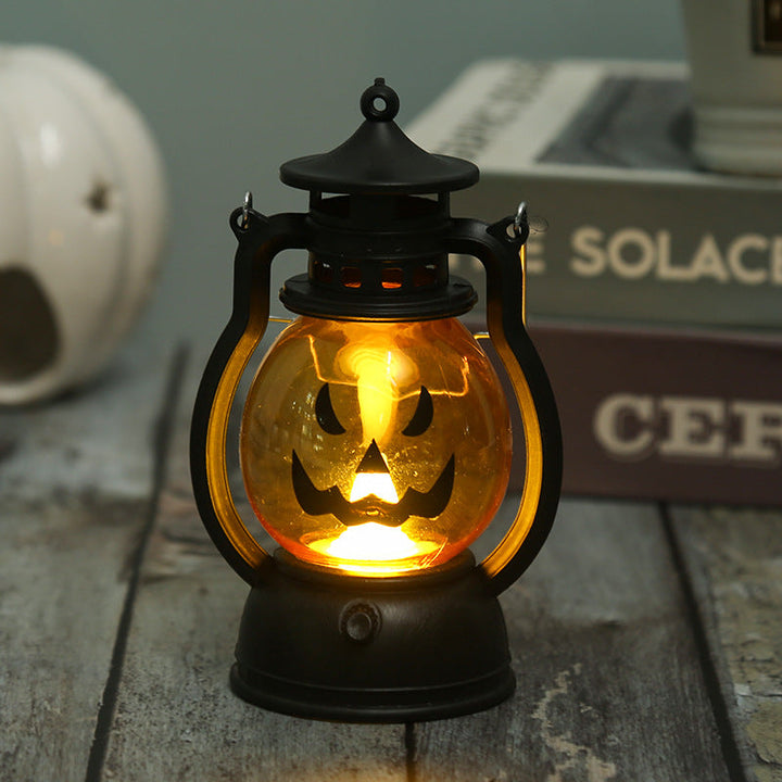 Lantern with pumpkin motif