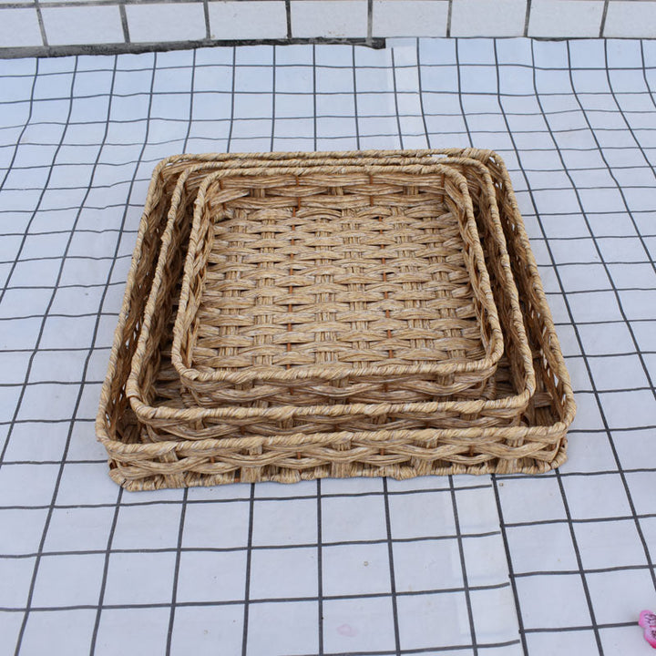 Natural Woven Serving Basket Set