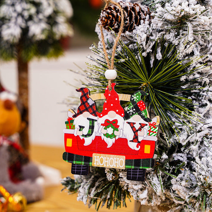 Decorative Christmas cart figure