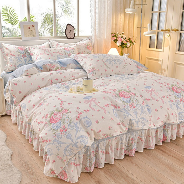 Floral Design Comforter Set