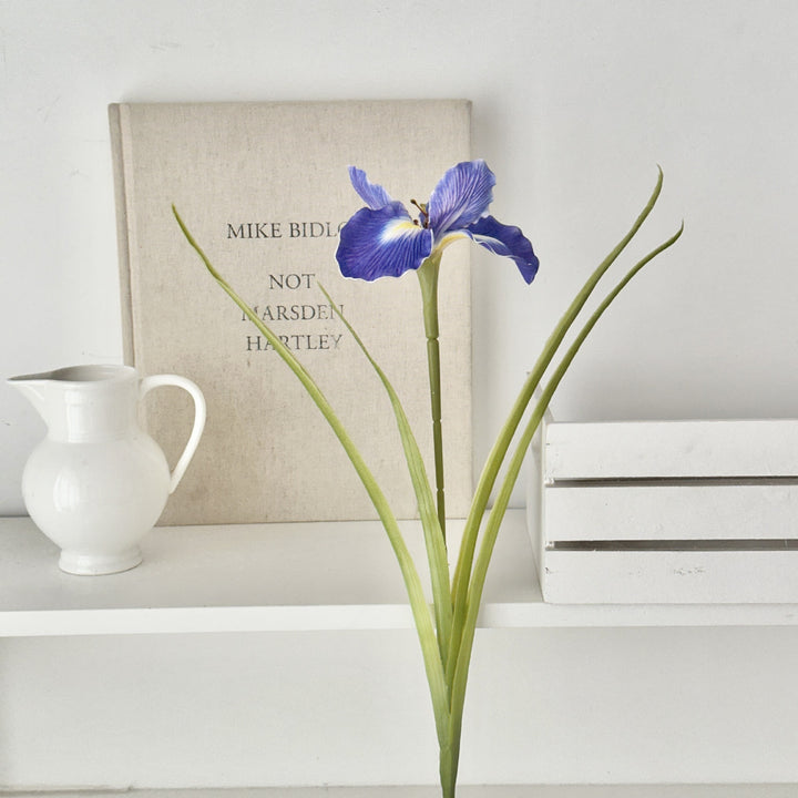 Elegant Faux Iris Floral Arrangement
