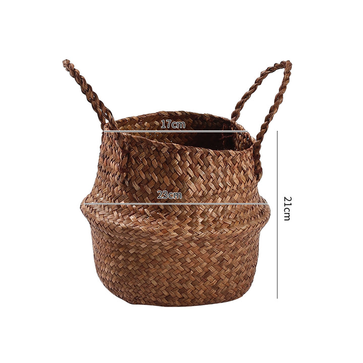 Handcrafted Woven Storage Bucket