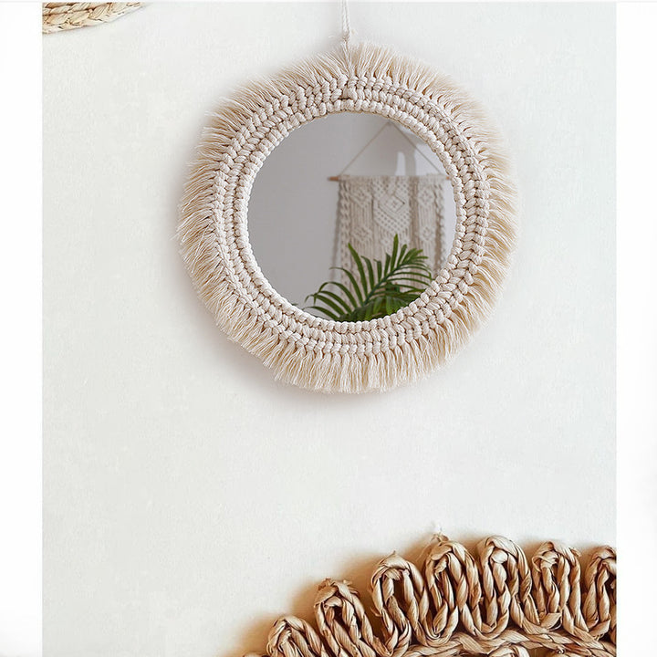 Decorative Macrame Wall Mirror