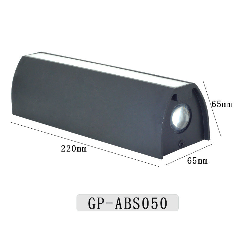 Modern outdoor decorative bollard light