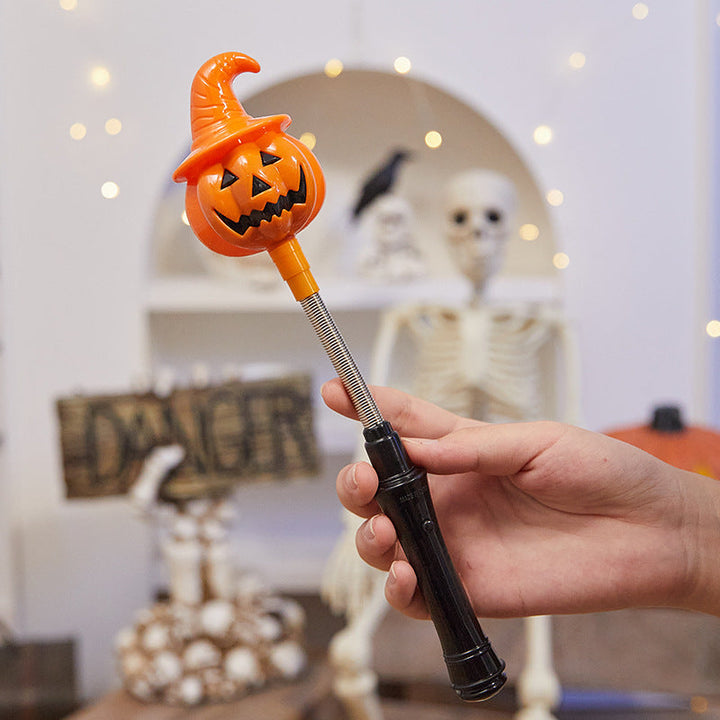 Creative Halloween Deco Candle with Pumpkin Motif