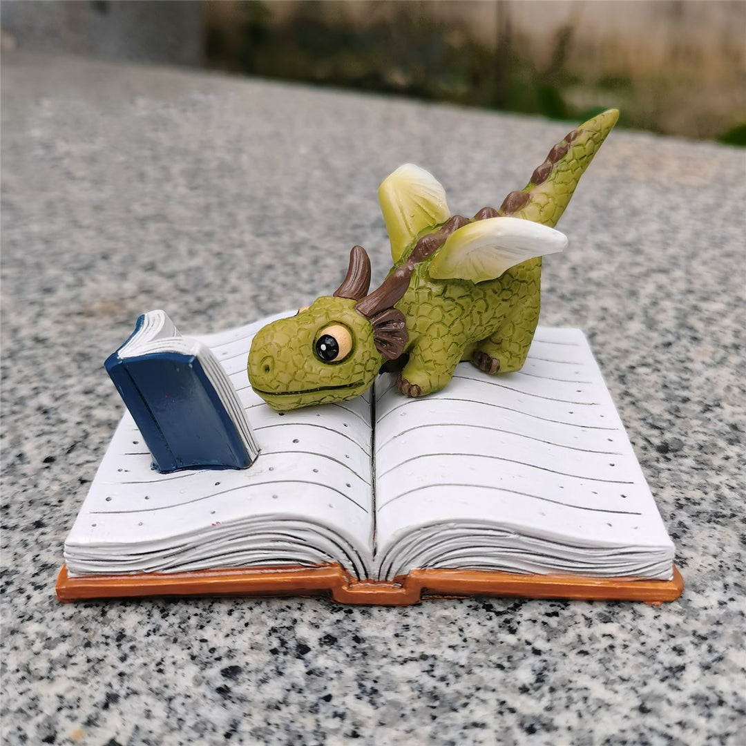 Whimsical Dragon Study Figurine