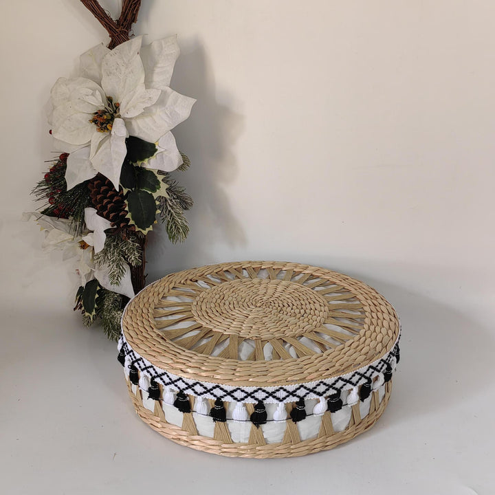 Handcrafted Pouf in Boho Style