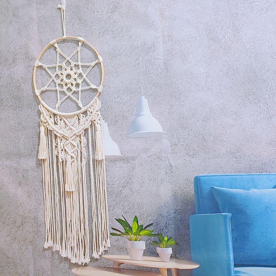Elegant Macrame Dreamcatcher Wall Decor