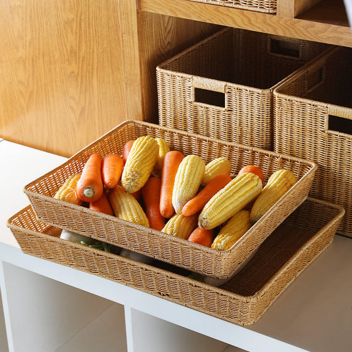 Natural Woven Storage Tray