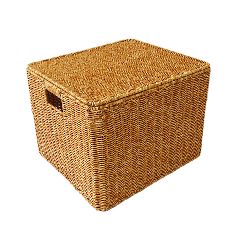 Woven Storage Cube with Lid