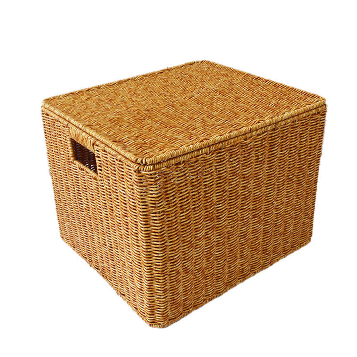 Woven Storage Cube with Lid