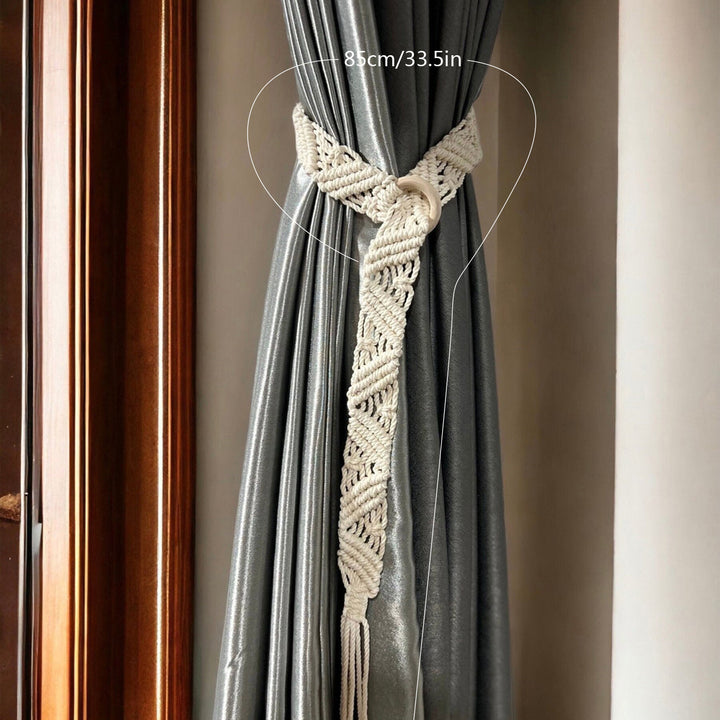 Macrame Curtain Tieback