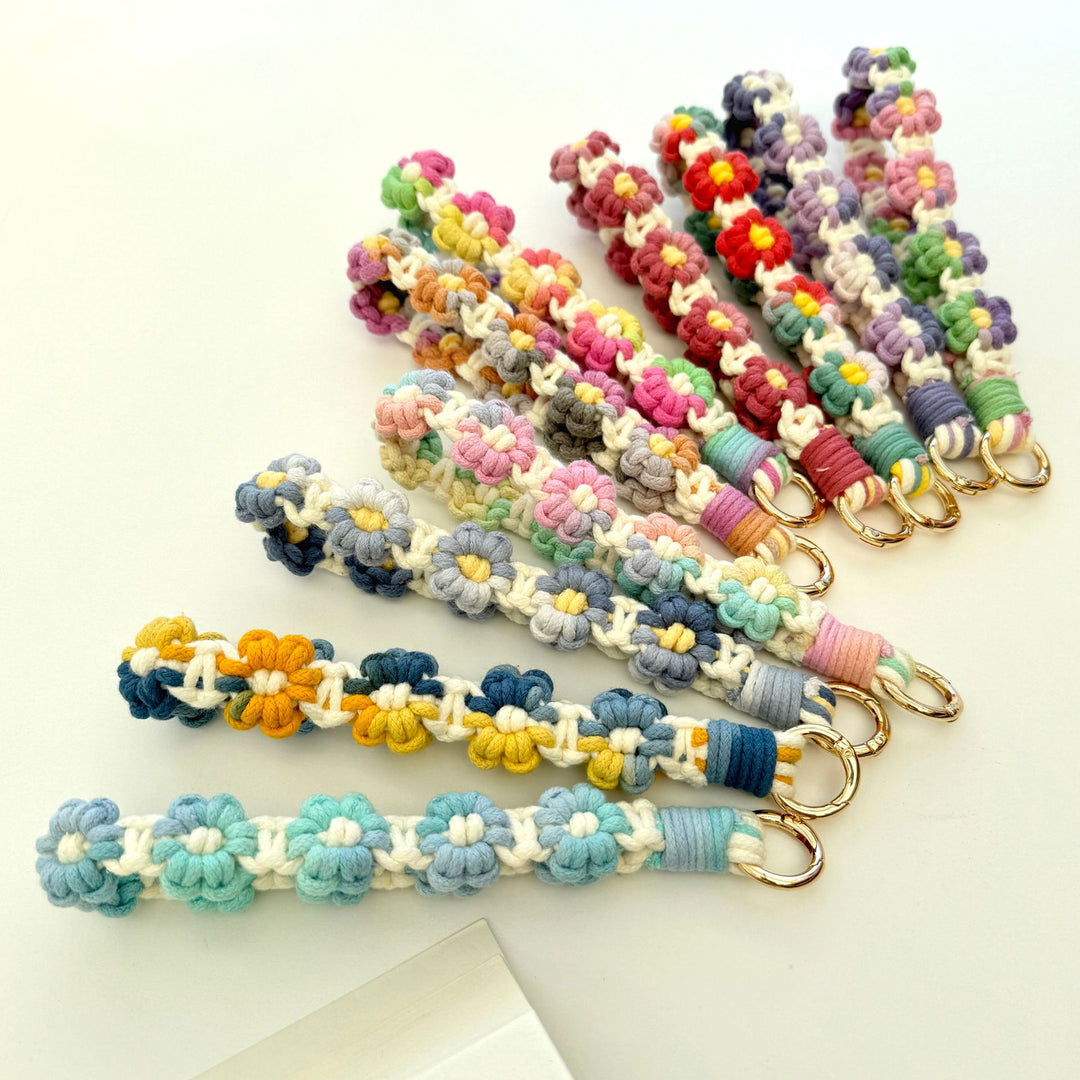 Handcrafted Macrame Keychain Holder