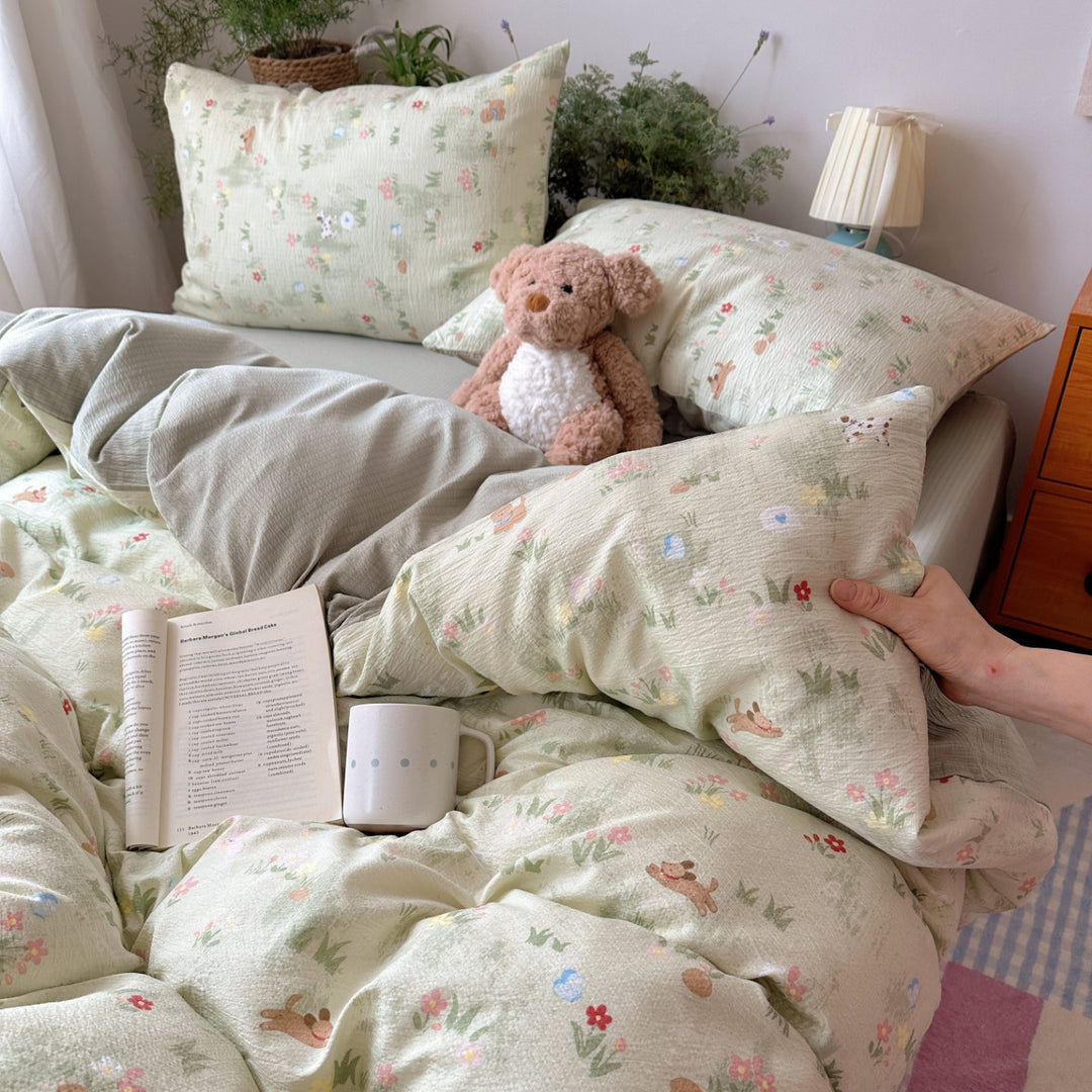 Playful Cartoon-Themed Bedding Set