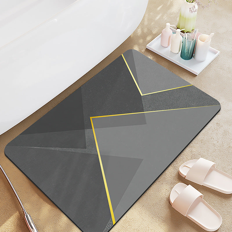 Motivational Display Bath Mat for Bathroom