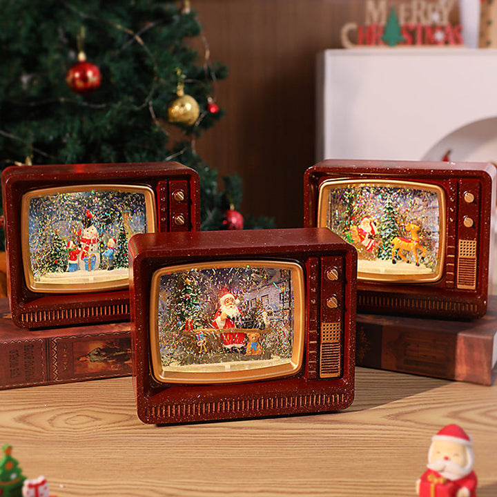 Nostalgic Snow Globe TV
