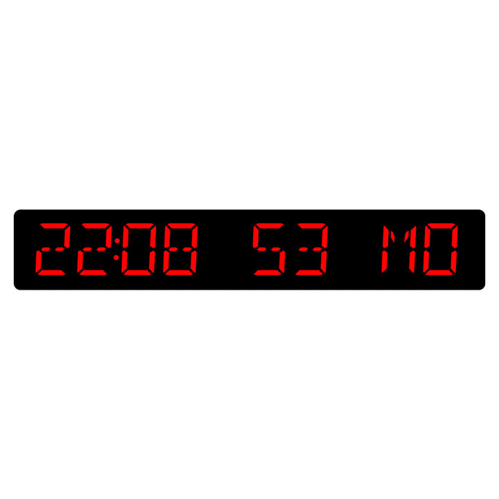 Digital wall clock with large LED display