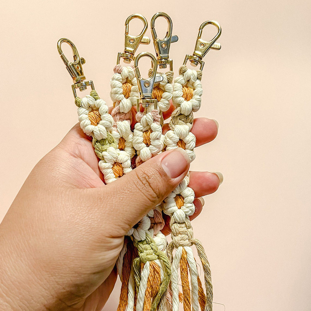 Macrame Tassel Keychain