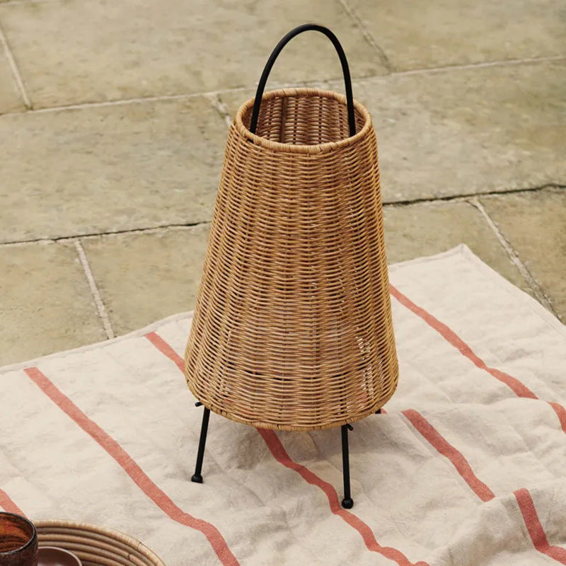 Portable Rattan Lantern